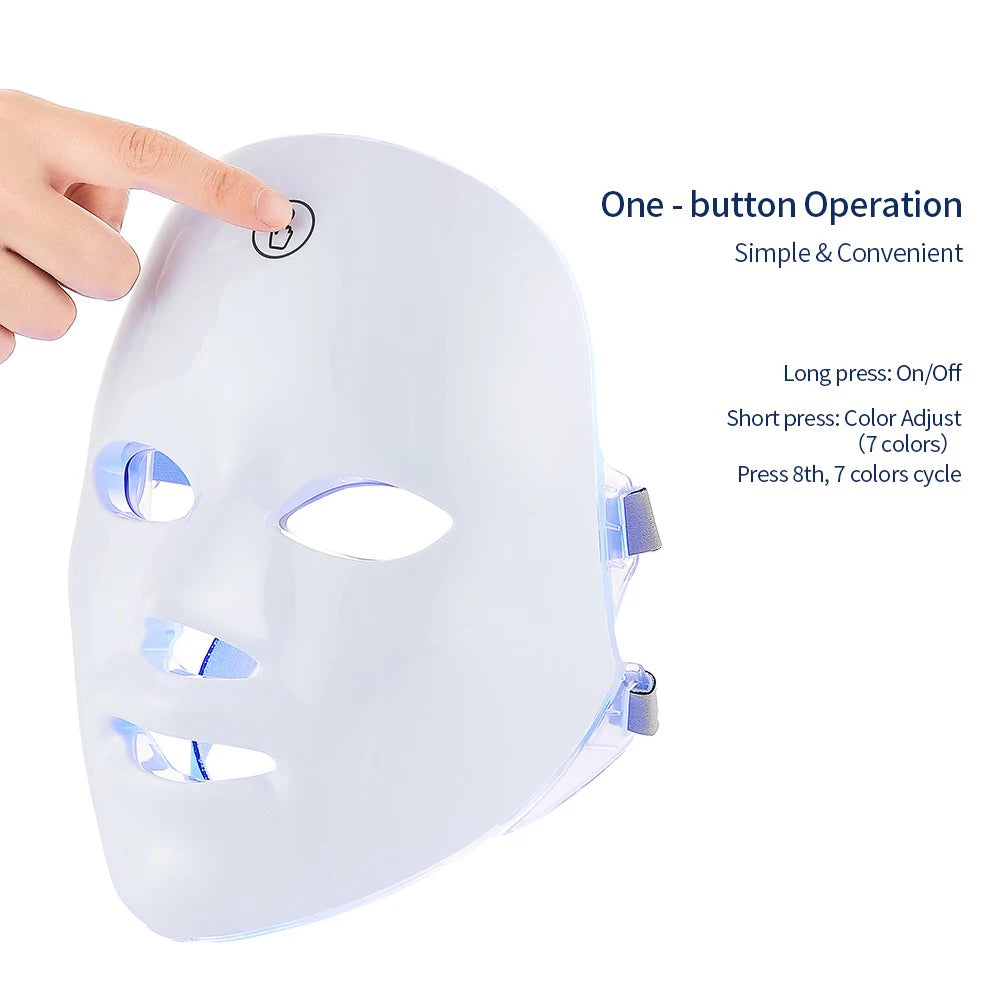 GlowLumiera FlexiGlow™ LED Face & Neck Therapy Mask